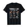 Things I Do In My Spare Time Goat Lover Farmer Owner T Shirt Vintage Soft Fashion Top For Everyday Wear Homme Stylish