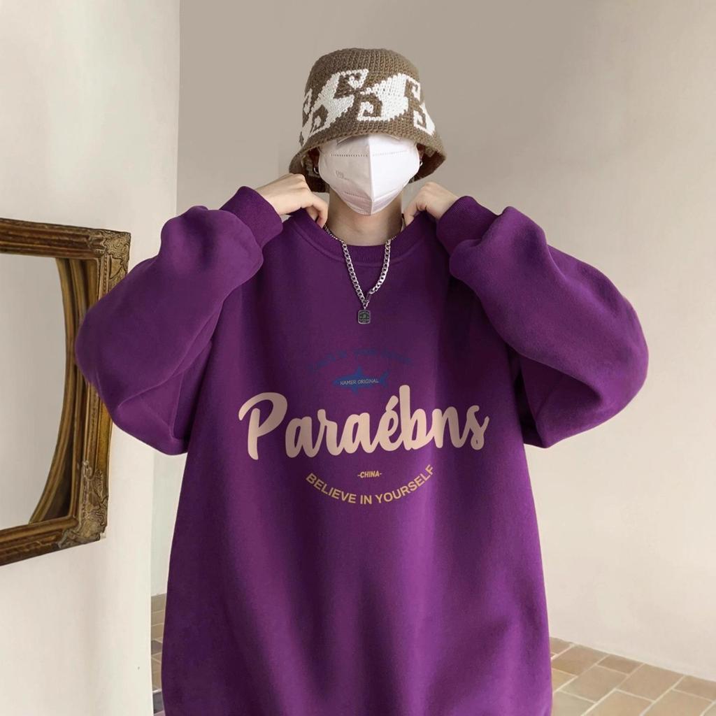 Men's Burgundy Fleece-Lined Oversized Hoodie, Hoodless, American Style, Heavy-Weight, Trendy Autumn/Winter Jacket.