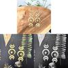 Moonphase Declaration Earrings With Geometric Alloy Design For Women Fall