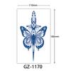 Herbal Tattoo Stickers, Juice Tattoo Stickers, Semi-Permanent English Letter Tattoo Stickers Tattoo
