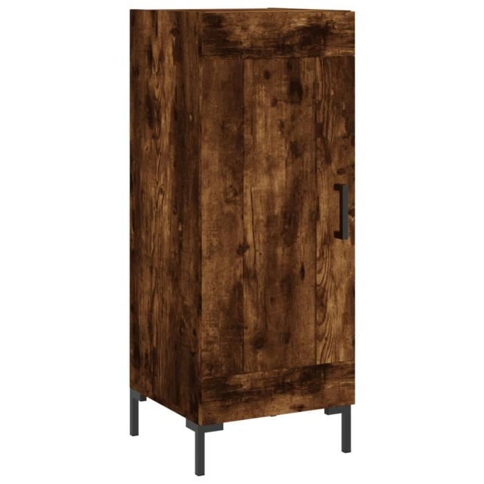 VidaXL Buffet Smoked Oak 34.5x34x90 Cm Engineered Wood 830449