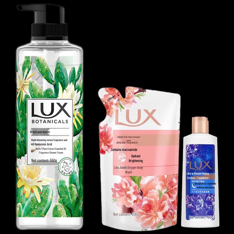 LUX Essential Oil Fragrance Night Queen Cactus Shower Gel