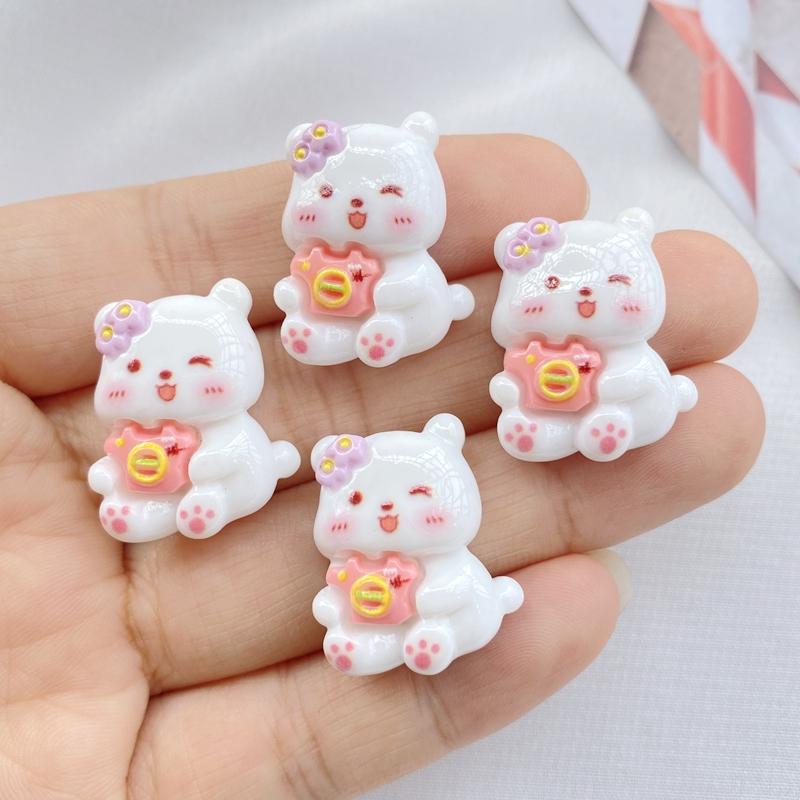 10Pcs New Cute Cartoon Cats Series Flat Back Resin Scrapbooking DIY Jewelry Hairpin Craft Decoration Accessorie