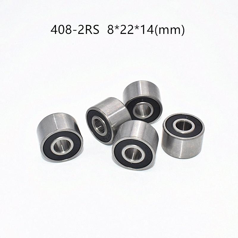 

408-2RS 5Pieces 8*22*14(mm) chrome steel rubber Sealed Bearings