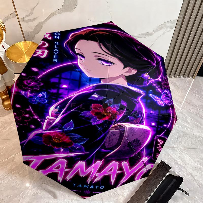 Japanese-style Cartoon Demon Slayer Kamado Tanjiro & Kamado Nezuko Umbrella Including Home Travel and Outdoor Activities Multi Functional Umbrella 28