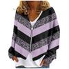 Womens Zip Up Sweaters Sweatshirts Long Sleeve Oversized Jackets Soft Casual Loose Tunic Tops
