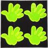 Set of 4 Reflective Bike Stickers Waterproof Designs Bicycles Reflector for Improved Nighttime Riding Safety & Visibility