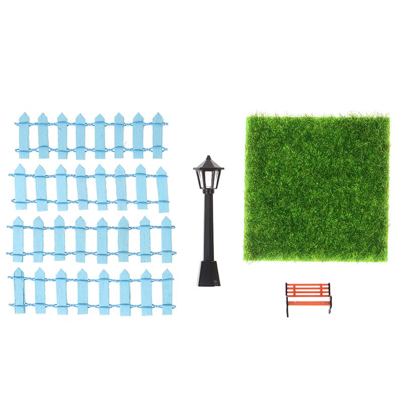 Hot 1:12 Dollhouse Mini Garden Implement Watering Can Scissors Axes Shoes Rake Garden Pool Doll Decor Accessories