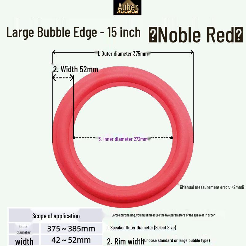 JBL Speaker Repair Foam Surround: Replacement Edge for 3/4/6/6.5/8/10/12 Inch Folding Ring
