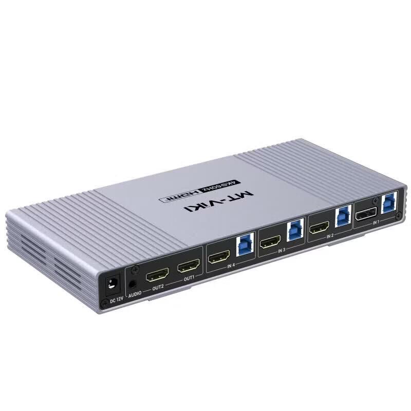 MT-Viki 4K HDMI Dual Monitor KVM Switch