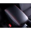 Armrest Box Cover Trim Black Leather For Toyota Corolla Middle Console 2014-2018