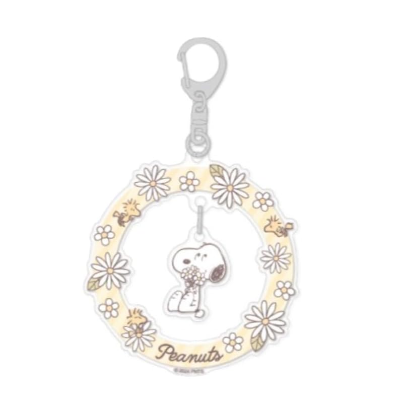 

marimo craft Swaying acrylic key chain flower snoopy W70×H74mm within SPMS-108
