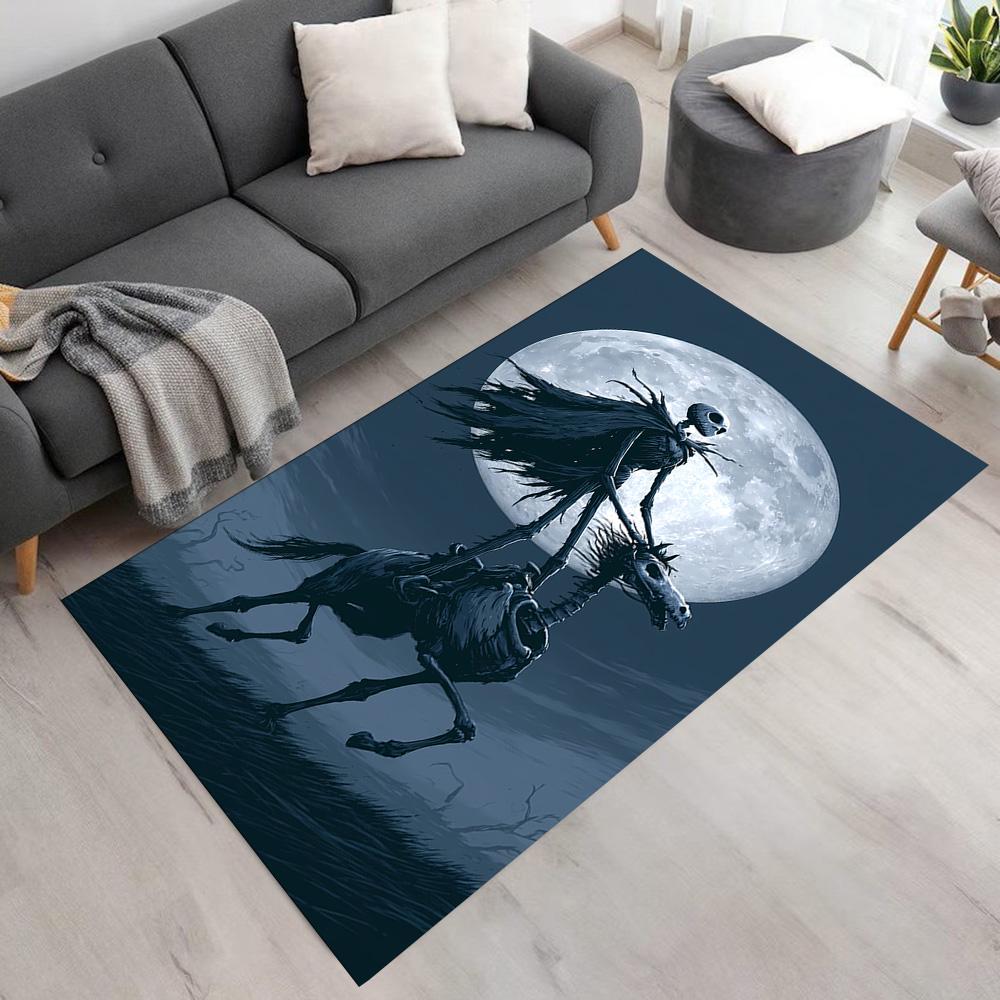 Jack Skellington Floor Rug Office Rug Suitable for Game Room Entryway Balcony Decorate room Antislip Carpet Decorate Offices Perfect Gift for Women/Me