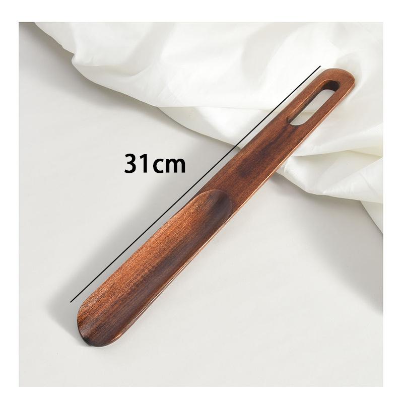 1Pcs Advanced Solid wood Shoe horns 15.5-31cm Short handle Shoehorn pregnant woman elderly Shoes spoon Home hotel Shoe spatula