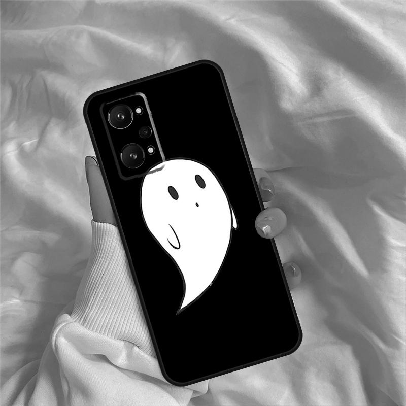 

Halloween Spooky Ghost Case For Realme C75 C67 C63 C55 C51 C61 C53 C35 C65 C71 11 12 13 14 Pro Plus GT6 GT7 15 Pro Realme 14 Pro Plus