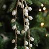 Plastic Artificial Christmas Glitter Branches Handmade Christmas Tree Decorations  New Year Decor
