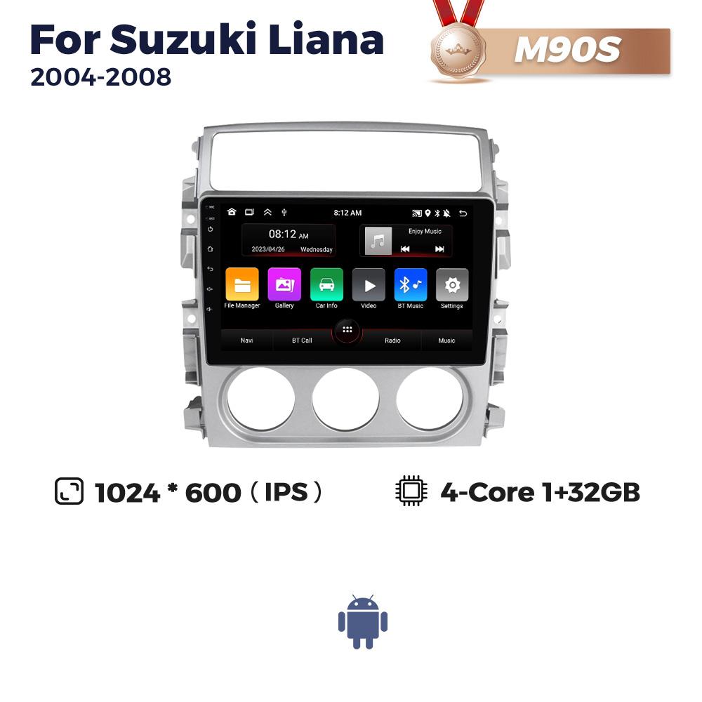 

NaviFly 8-ядерный 8+256G автомобильный радиоприемник 2din Android Systems видеоплеер для Suzuki Liana 2004-2008 GPS беспроводной Carplay авто стерео BT