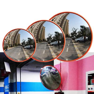 Traffic Convex PC Mirror Wide Angle Blind Spot Corner Road Parking Safety 12/18inch