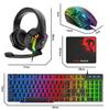 Mamba Snake Gaming und Kopfhörer USB Multimedia 2400 DPI Einstellbar 6 Tasten RGB Kabelgebundenes Gaming Headset Tastatur, Maus, Set, Membran, Kabelgebunden,