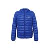 EA7 Letter And Number Print Hooded Zip-Fit Casual Down Jacket Men Outerwear Blue 8NPB02-PN29Z-1598