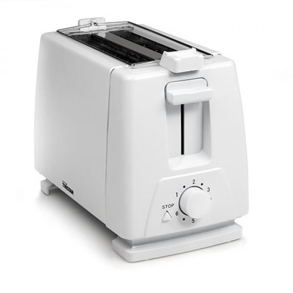 Prăjitor de pâine electric TRISTAR BR1009 - 750W - 1 felie - 6 poziții reglabile - Alb