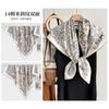 Silk twill 14 mmi large silk scarf women's fashion versatile high-end mulberry silk square scarf light luxury versatile 90 shawl