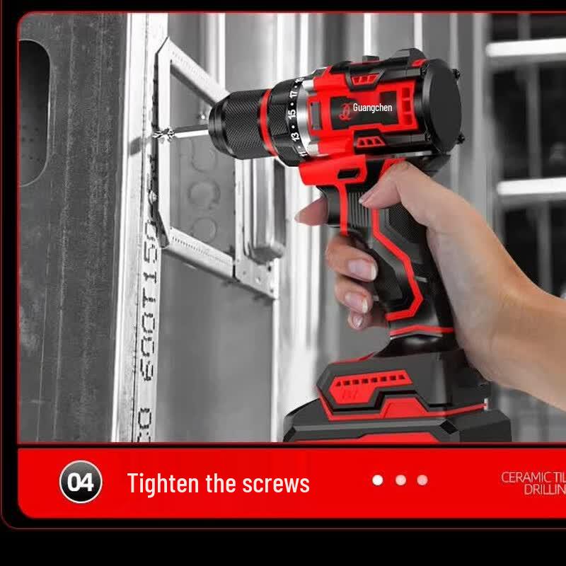 21V Cordless Brushless Impact Drill Screwdriver CN plug (adapter included)