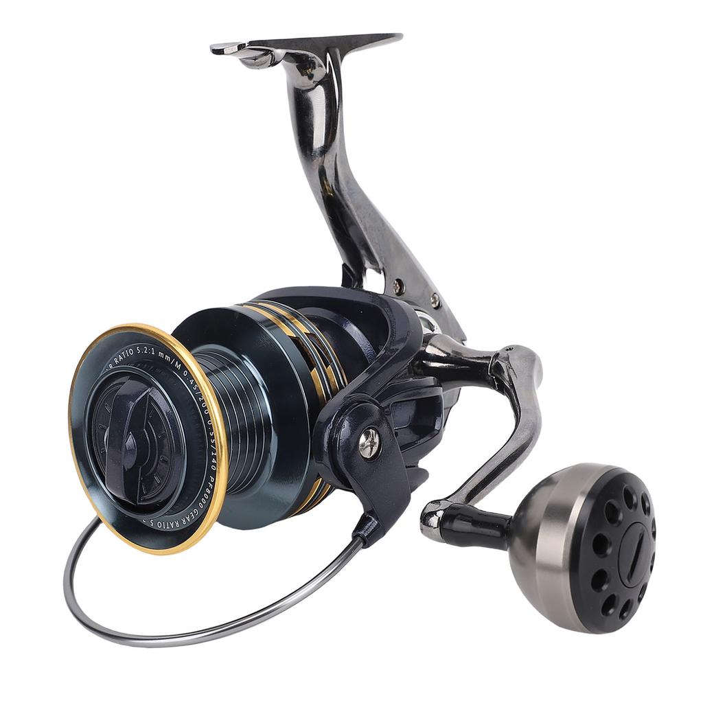 Spinning Fishing Reel All Metal Beveled Wire Cup Far Throw 15KG Braking Force PF8000