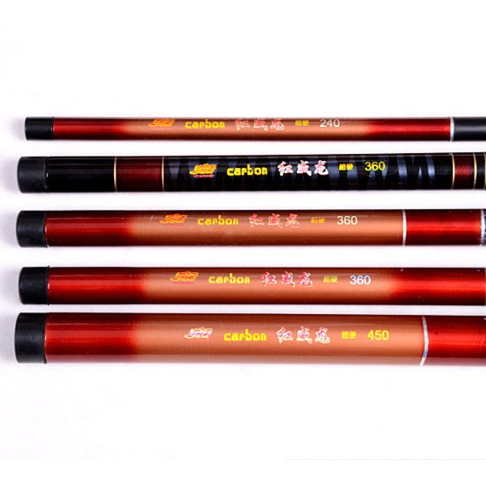 FRP Tragbare Angelruten Tackle Ultraleichte Teleskop-Angelrute Reise Bach See Handrute Karpfen Feeder