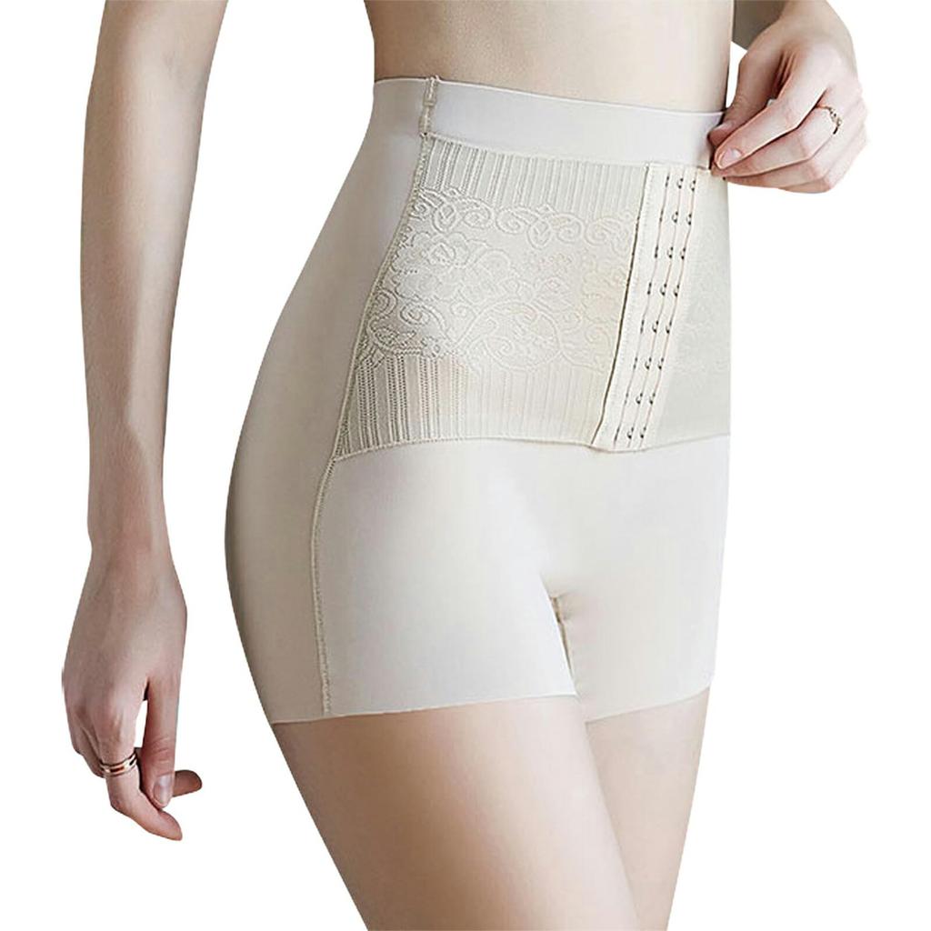 ENYA-KARIN Pelvic Girdle Shorts & Posture Cincher, Half Length, Beige, Size LL