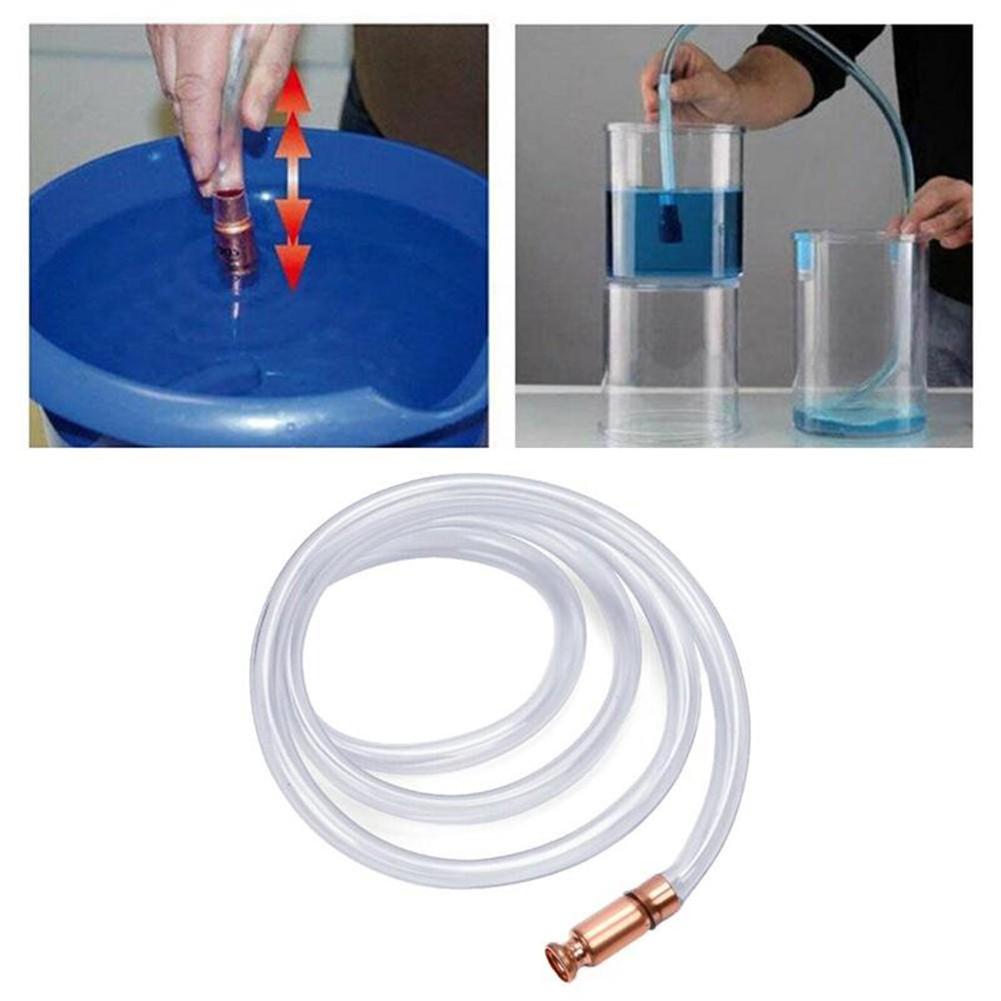 Siphon Hose Pump with Copper Head Efficiently Transfers Liquids Without Hassle