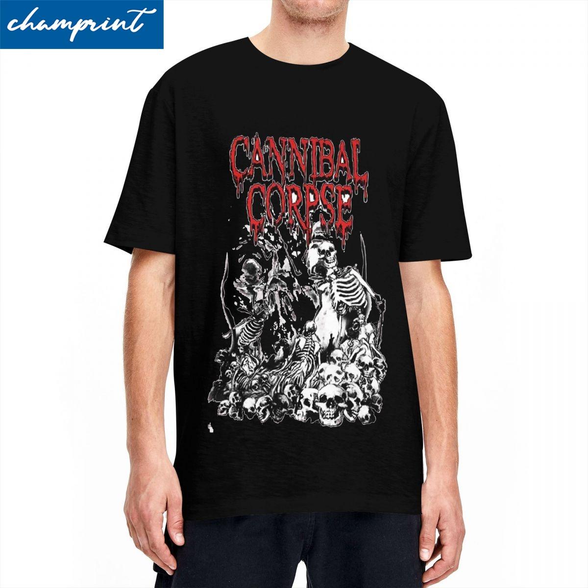

Aesthetic Cannibal Corpse Logo T Shirt Men s Cotton Short Sleeve Death Metal Band Round Neck Summer Clothes - Men s Summer Co... 5XL різнокольоровий