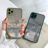 Japanese Anime Scene Landscape Phone Case for iPhone X XR XS 12 13 14 11 15 Pro Max Mini 8 7 Plus Cartoon Scenery Covers Fundas