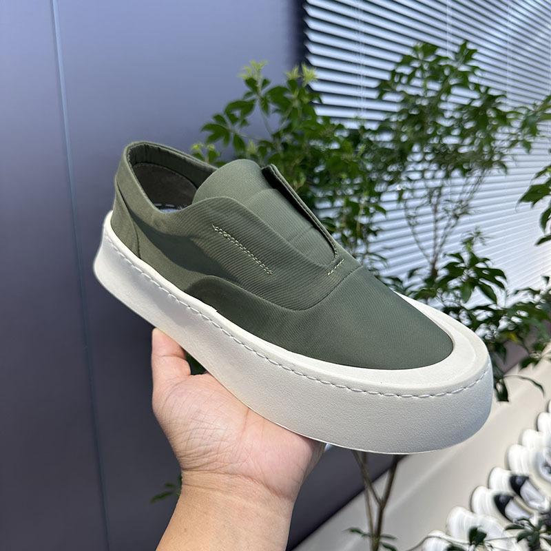Sommer neue atmungsaktive Eis seide Stoff Freizeitschuhe dünner Stoff Segeltuchschuhe faule Schuhe jw