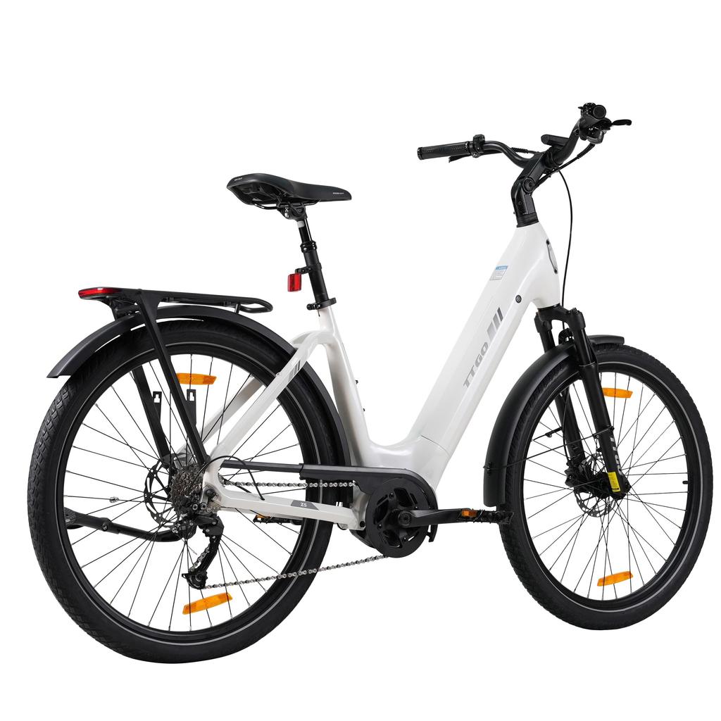 TTGO Z5 Urban Commuting Electric Bicycle With TowSeat 27.5 inch Wide Tires 36V20Ah Battery Outdoor Riding 250W Motor E- Mountain Bike For Adult