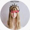 Lolita KC Gothic Black Rose Devil Wings Hair Accessories Sun Godmother's Virgin Mary Apollo Halo Crown Headwear