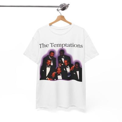 The Temptations Tshirt Cd Cover Vintage Concert Graphic Unisex Heavy Cotton Tee Unisex T-Shirt
