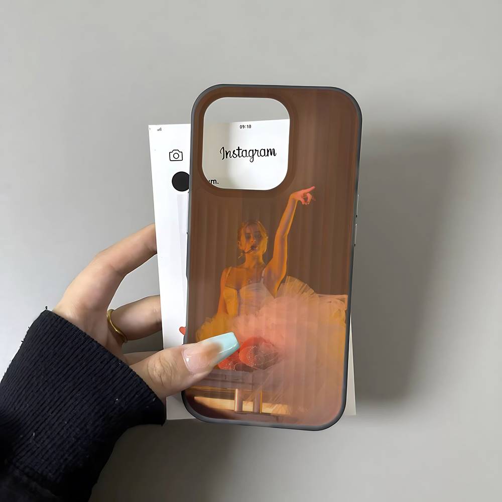 A-Addison Rae Soft Corrugated Transparent Phone Case For IPhone 17 15 16 11 12 13 14 Pro Max Plus Pro