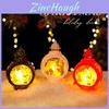 Christmas Santa Claus Snowman Lantern With Led Light For Holiday Decor And Gift Idea