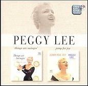 

CD PEGGY LEE - Things Are Swingin / Jump For Joy 724385454325 Capitol Records 1996 UK Jazz Used