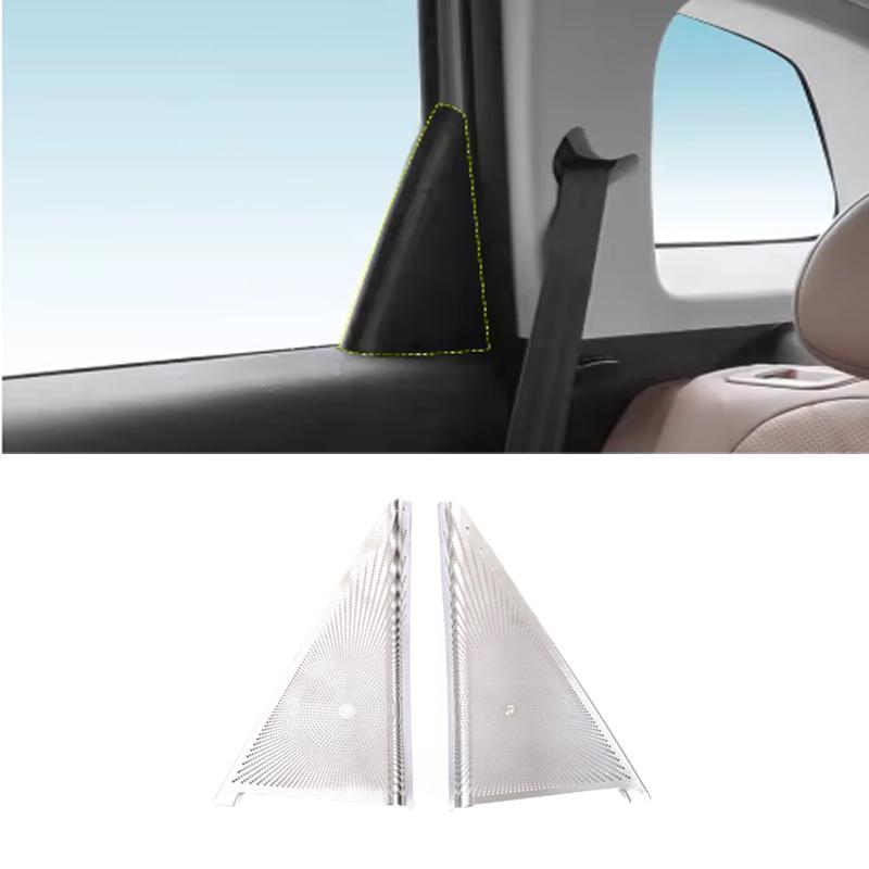 Abaiwai For Chery Tiggo 9 2025 Car Door Audio Speaker Cover A/c Pillar Tweeter Seat Horn Rear Panel Loudspeaker Stickers