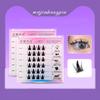 5D Self-adhesive False Eyelashes DIY Segmented Eyelashes Bundles Glue-Free Fake Lashes  Party