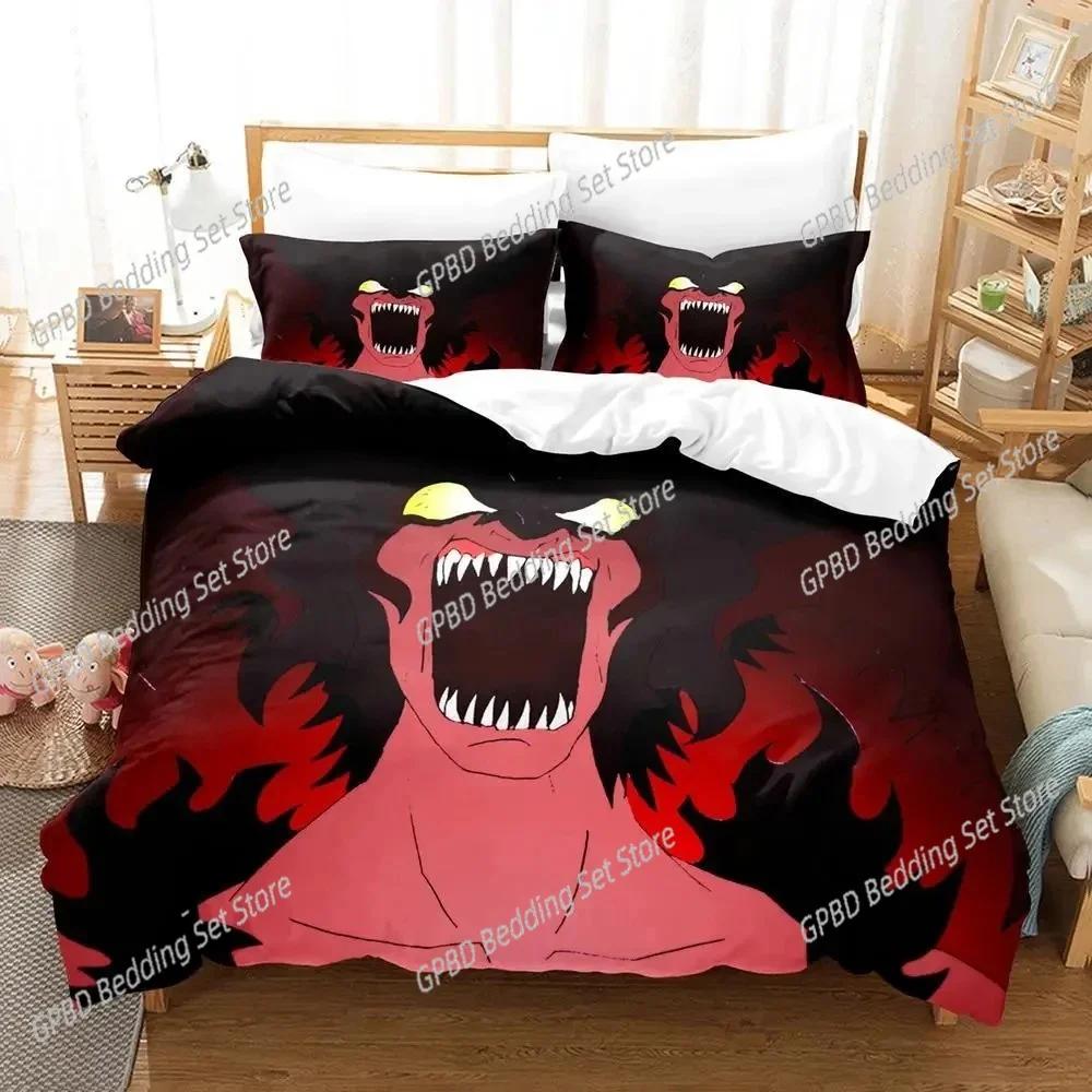 Anime Devilman Crybaby Beding Set 3D Printed Suitable for Bedrom Soft with Soft Fabric Duvet Cover Set With Pilowcases Children Kids Home Textile