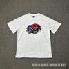 24SS Cross-border European and American trendy brand Corteiz Alcatraz eye pattern printed short-sleeved T-shirt men's and women's loose summer