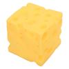 Cheese Squeeze Toy Soft Rebound Squeeze Cheese Novelty Toy for Adults and Kids Yellow