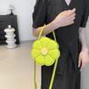 Summer bag 2025 new small fresh literary chain flower foreign shoulder candy color crossbody small round bag girl