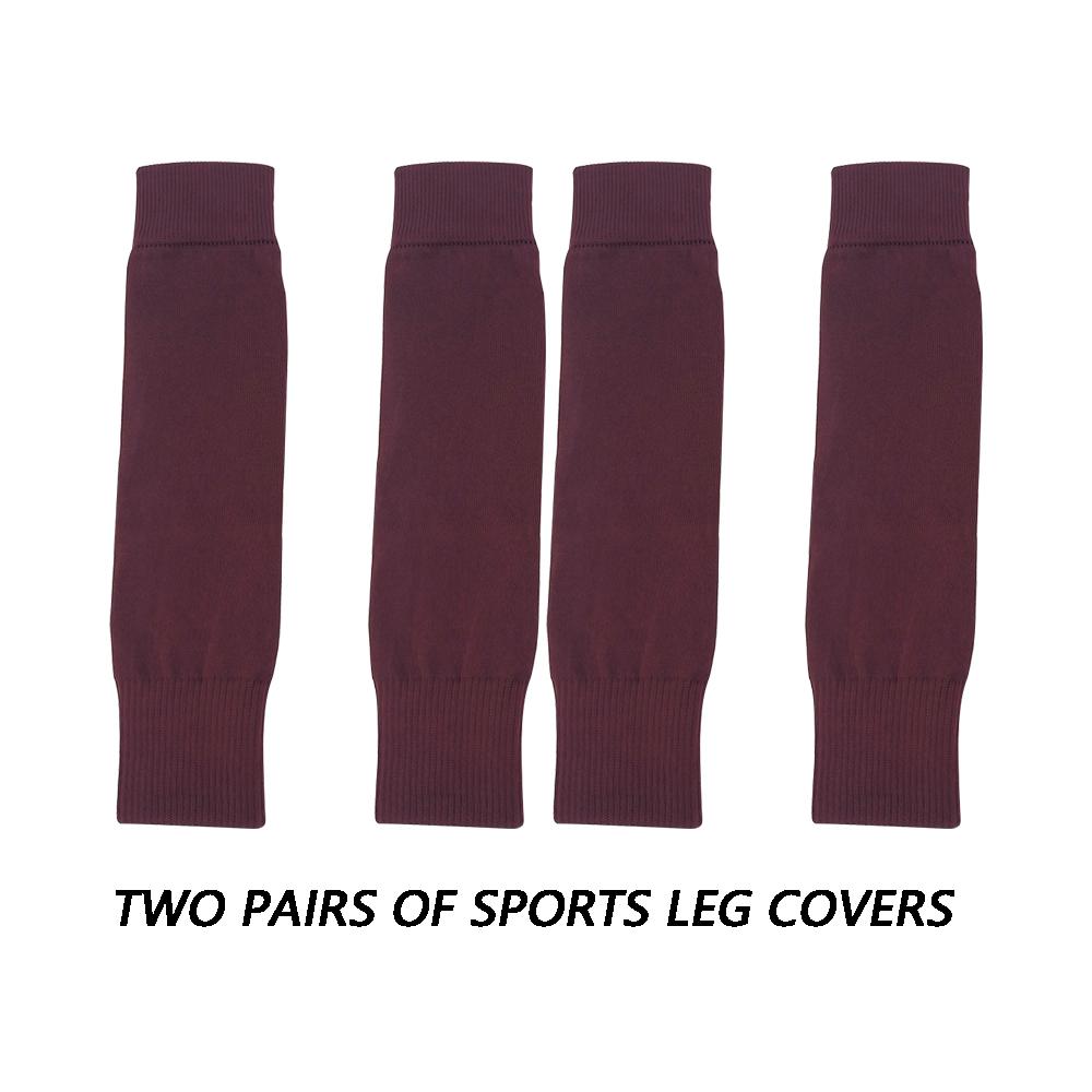 2Pair Breathable Legwarmers Knee Protector Sports Leg Sleeves Soccer Child Adult Outdoor Protective Sleeves Support Guard Pads