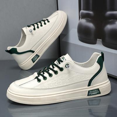 Men's Leather Casual Shoes High Quality Mens Designer Sneakers Outdoor Breathable Non-slip All-match Flat Shoes Tenis Masculino