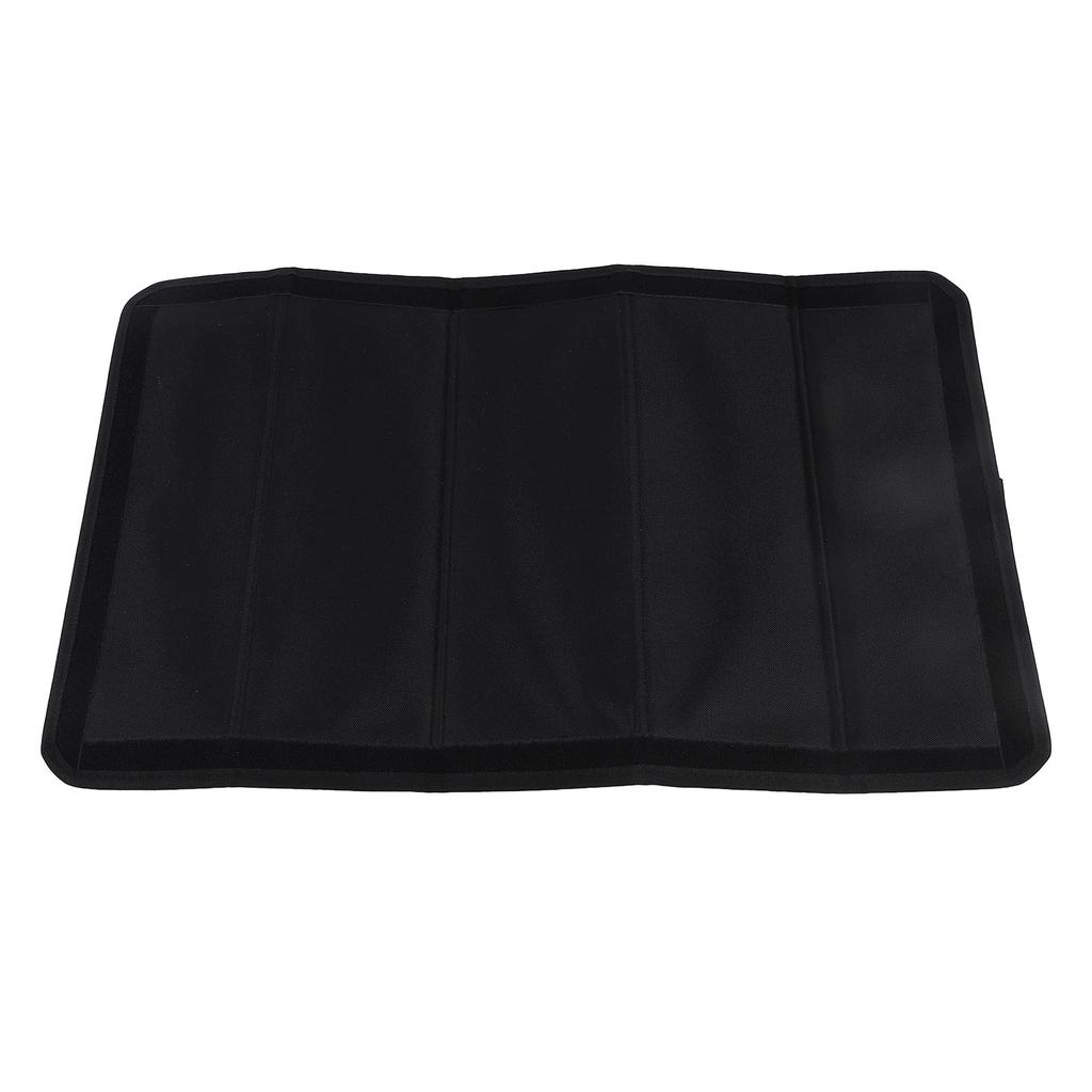 64 x 41cm Wohnmobil Türfenster Sonnenschutz Schwarz Sichtschutz Faltbare Verdunklungsfensterabdeckung für Wohnmobilfenster Magnetisch