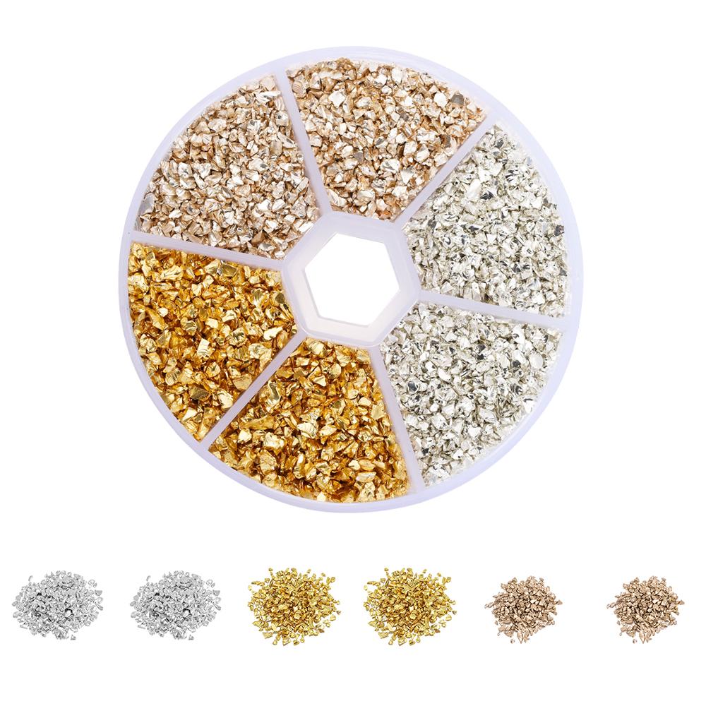 1Box Broken Glass Stones Resin Fillings For Epoxy Resin Mold Crafts Nail Art Decorations Handmade Jewelry Making Mold Fillings